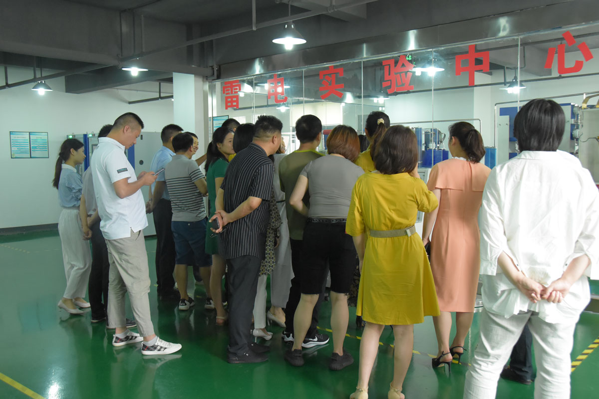 瑞士维多利亚大学MBA15-16班同学莅临华体会平台防雷考察交流